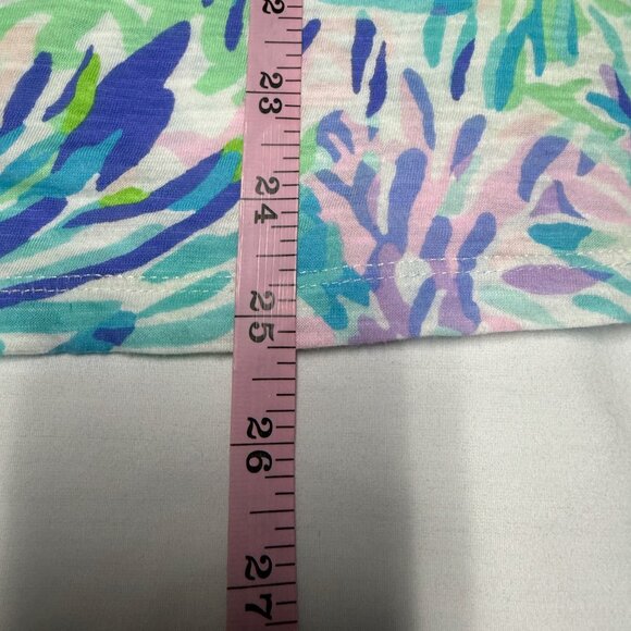 Lilly Pulitzer Essie Tank Top “Shell Of A Party” Medium EUC - Picture 8 of 9